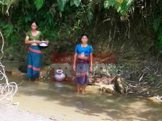 Drinking water crisis turns life miserable for Tribal hamlets across Sabroom ADC areas 